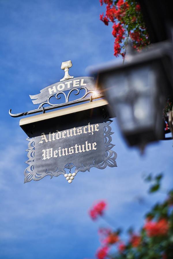 Отель Altdeutsche Weinstube Рюдесхайм-на-Рейне Экстерьер фото